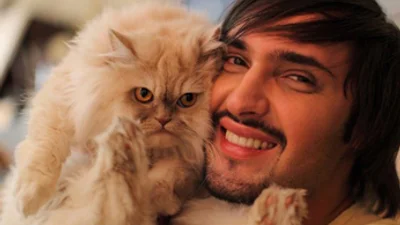 Виталий Козловский обожает свою кошку Касю
