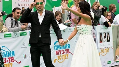 Красная дорожка и победители МУЗ-ТВ 2012