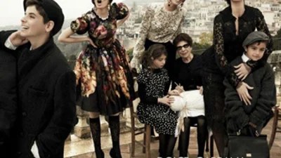 Итальянская семейка рекламирует Dolce & Gabbana