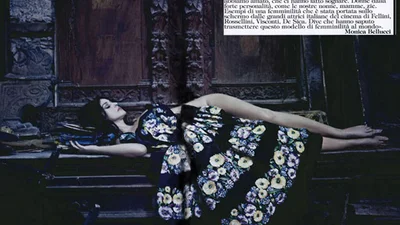 Моника Белуччи разделась ради Vogue