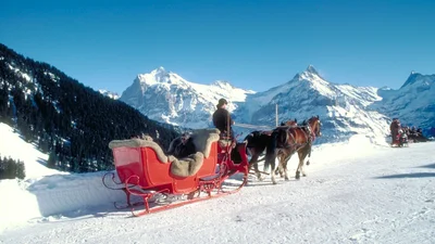 Гриндельвальд – рай для горнолыжников и экстремалов
