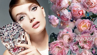 Цветочная рекламная кампания Swarovski