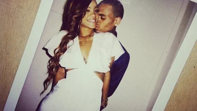 Как алмазы в небе: интимные фото Рианны и Криса Брауна