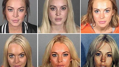 Полицейский фото-дневник Линдсей Лохан