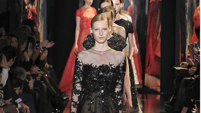 Elie Saab показали нежную коллекцию