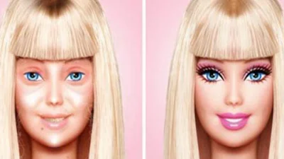 Как выглядит Барби без макияжа 