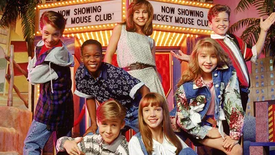 Бритни, Агилера и Тимберлейк зажигали в Клубе Микки Мауса