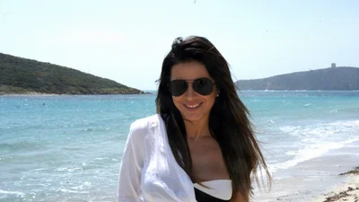 Фото со съемок нового клипа Ани Лорак на Сардинии