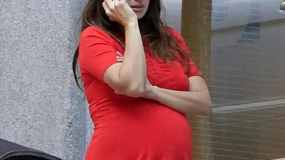 Пенелопа Крус на девятом месяце беременности