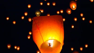 Небесний ліхтарик власними руками