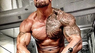 Дуейн "Скеля" Джонсон готується до ролі з Іриною Шейк