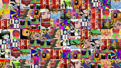 Знаменитості в стилі поп-арт