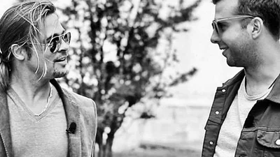 Іван Ургант розважається з Бредом Піттом