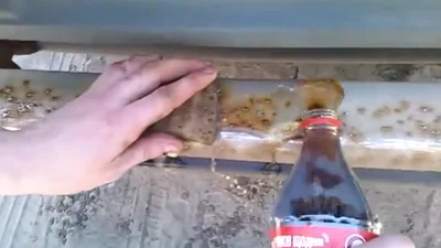 Как Coca-cola уничтожает ржавчину