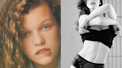 В детстве Милла Йовович любила белые банты и кабачки