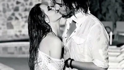 Звезды в Twitter: Надя Дорофеева и Дантес сладко целуются