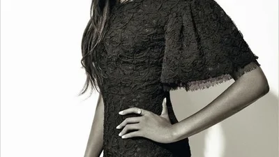 Наоми Кэмпбелл снялась в черно-белой фотосессии