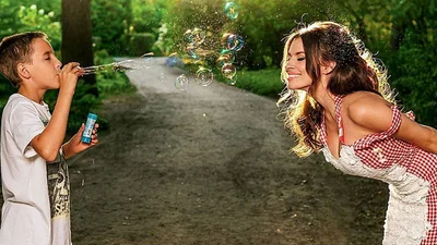 Надя Мейхер любит сниматься вместе с сыном