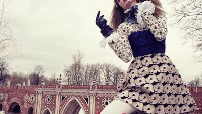 Русские мотивы в японском Vogue