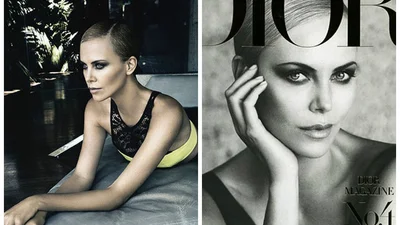 Секс-символ Шарлиз Терон снялась в фотосессии Dior Magazine