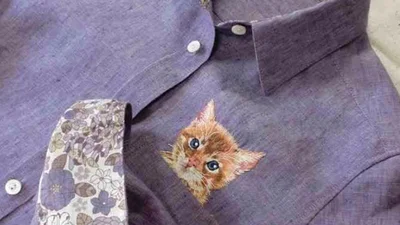 Новый тренд – котики на рубашках