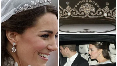 Кейт Миддлтон впервые после свадьбы надела тиару