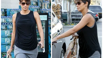 Папарацци сняли Холли Берри впервые после родов