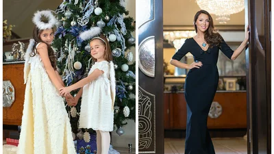 Алсу показала дочек в новогодней фотосессии