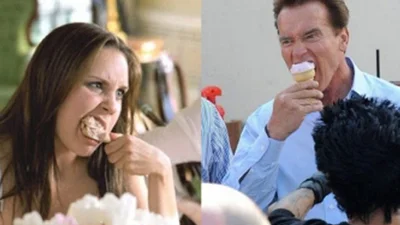 Смешные фотографии знаменитостей, которые кушают