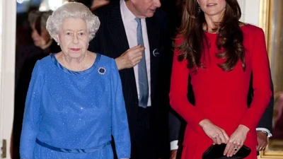 Знаменитости на приеме у королевы Елизаветы II