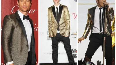 Звездный батл: выбираем лучший золотой прикид