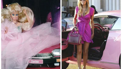 Найдите 10 отличий: Пэрис Хилтон против Барби