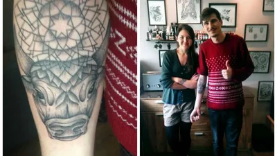 Подопечный продюсера Потапа набил себе огромную татуировку