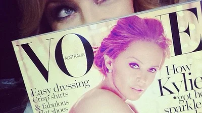 Роскошная и сексуальная Кайли Миноуг в новой фотосессии Vogue