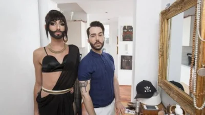 Кончита Вурст показала своего бородатого мужа