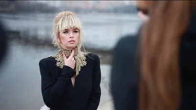 Вера Брежнева снялась в стильной фотосессии для украинского "Vogue"