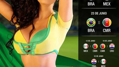 Латиноамериканские модели снялись в эротическом календаре ЧМ 2014