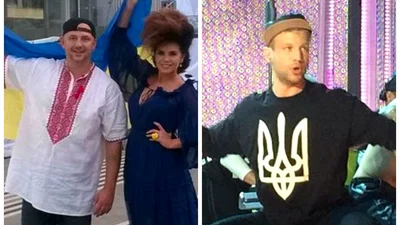 Новая волна 2014: Потап в вышиванке и Дорн с тризубом