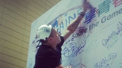 Боксер Александр Усик в Китае поддержал Украину