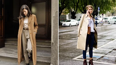 Утепляемся: как и с чем носить коричневое пальто