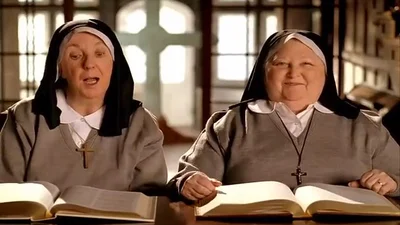 Безудержное веселье - монахини поют отрыжками