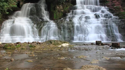 Моя країна: волшебный Джуринский водопад
