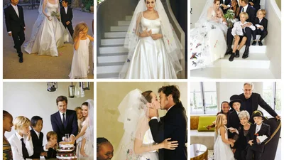 Как это было: Свадьба Анджелины Джоли и Брэда Питта