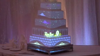 Disney создал удивительный свадебный торт