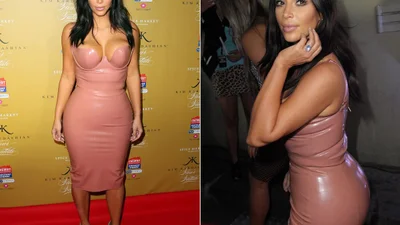 Не без эротики: Ким Кардашьян и её классические платья