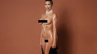 Появились новые кадры с откровенной фотосессии Ким Кардашьян