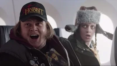 Закадровое веселье съемок хоббитовской рекламы "Air New Zealand"