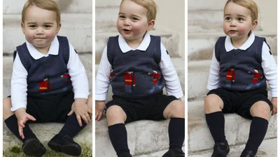 Королевская семья Британии опубликовала фотосессию маленького принца Георга 