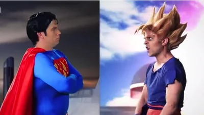 Супермен и Гоку сошлись в реперском батле