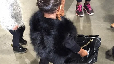 Ким Кардашьян воспитывает дочь настоящей модницей